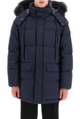 HOODED MIDI DOWN JACKET